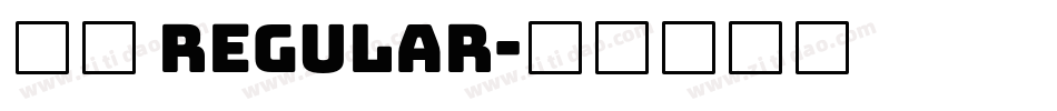風雲 Regular字体转换